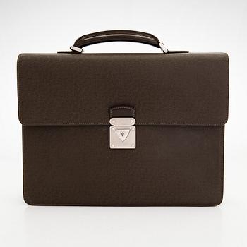 Louis Vuitton, a Taiga leather 'Neo Robusto' briefcase.