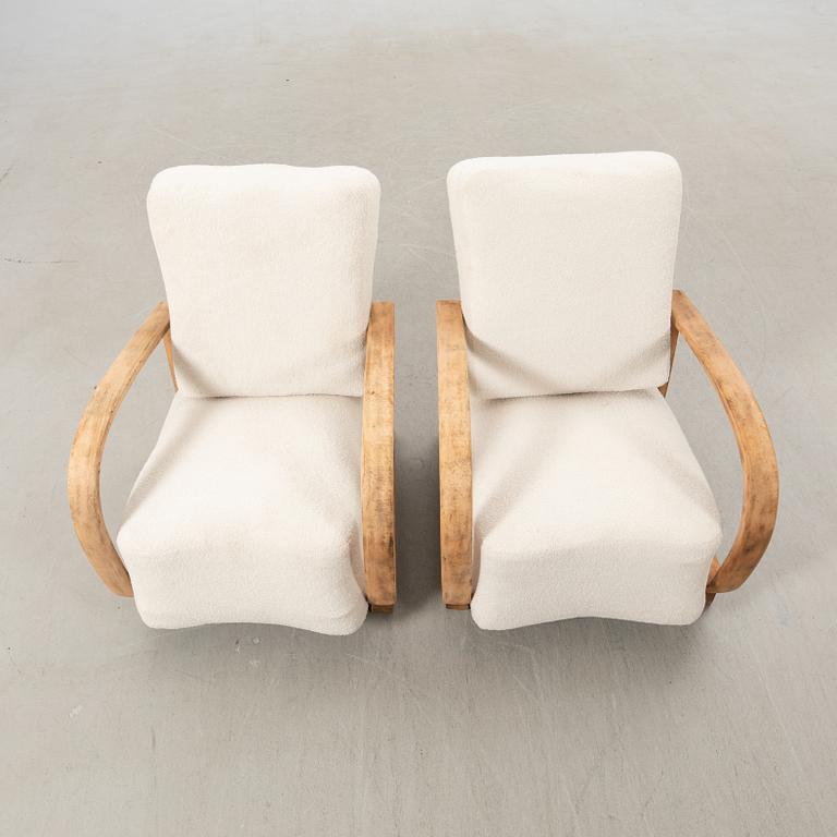 Fåtöljer ett par Art Deco 1900-talets första hälft.