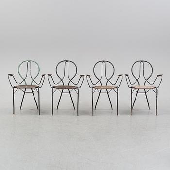 A set of four 'Pia' chairs by Tore Ahlsén for Gärsnäs.