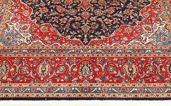 Carpet, Keshan, approx. 425 x 292 cm.