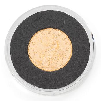 Guldmynt, Danmark, Christian IX, 10 kroner, 1900.