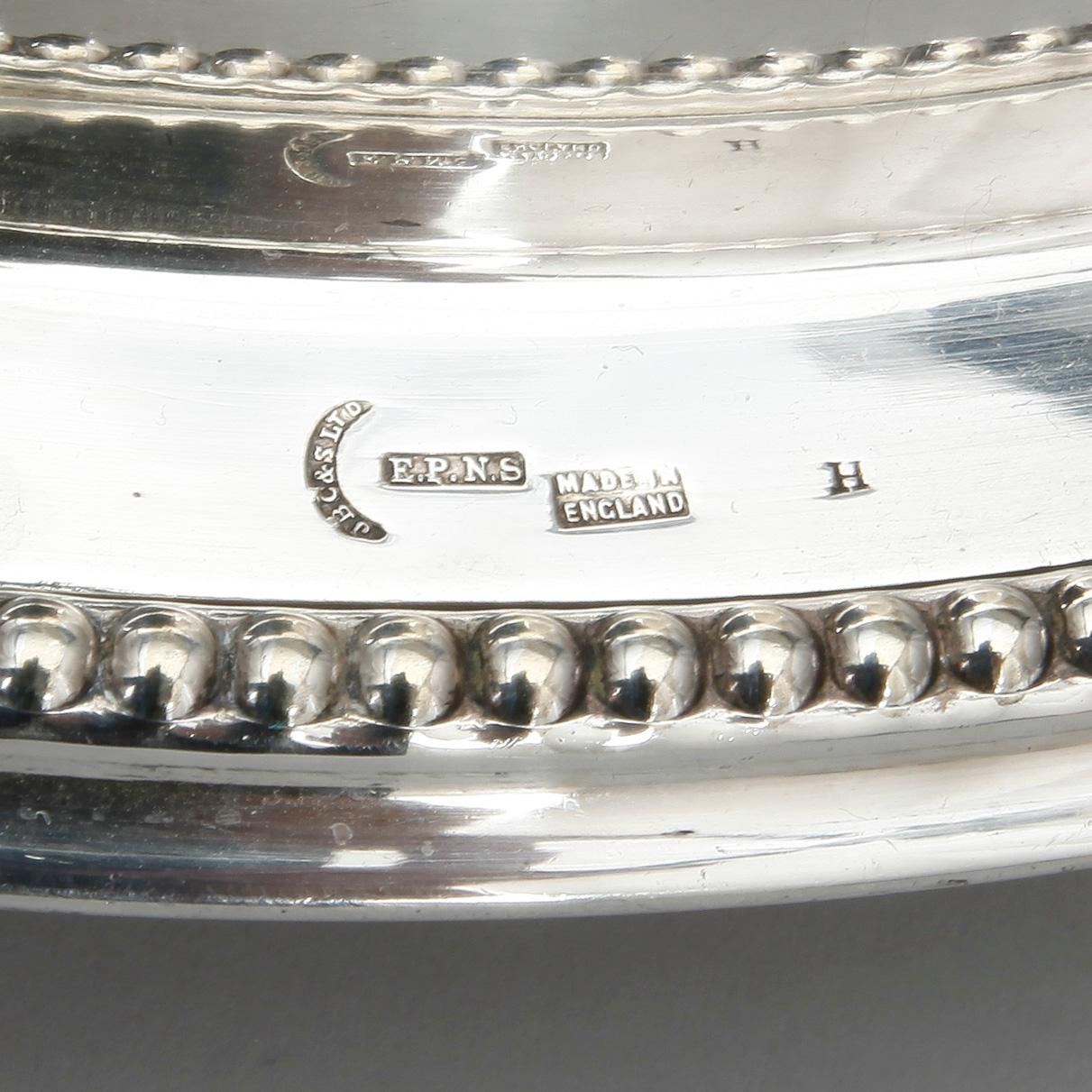 KAROTT, electroplated, JBC & S LTD, England. 1900-talets första hälft.