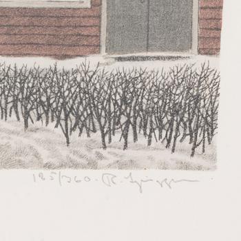 REINHOLD LJUNGGREN, färglitografier, 3 st, signerade och numrerade.