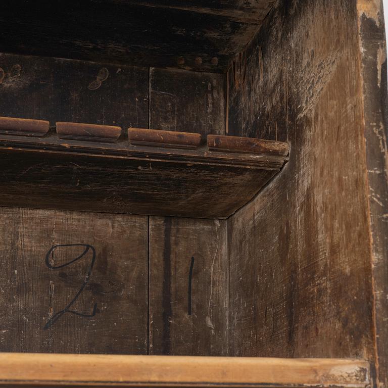A painted cabinet, Värmland, dated 1847.
