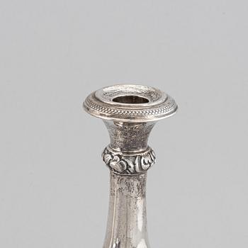 A pair of candlesticks, Vienna 1860s.