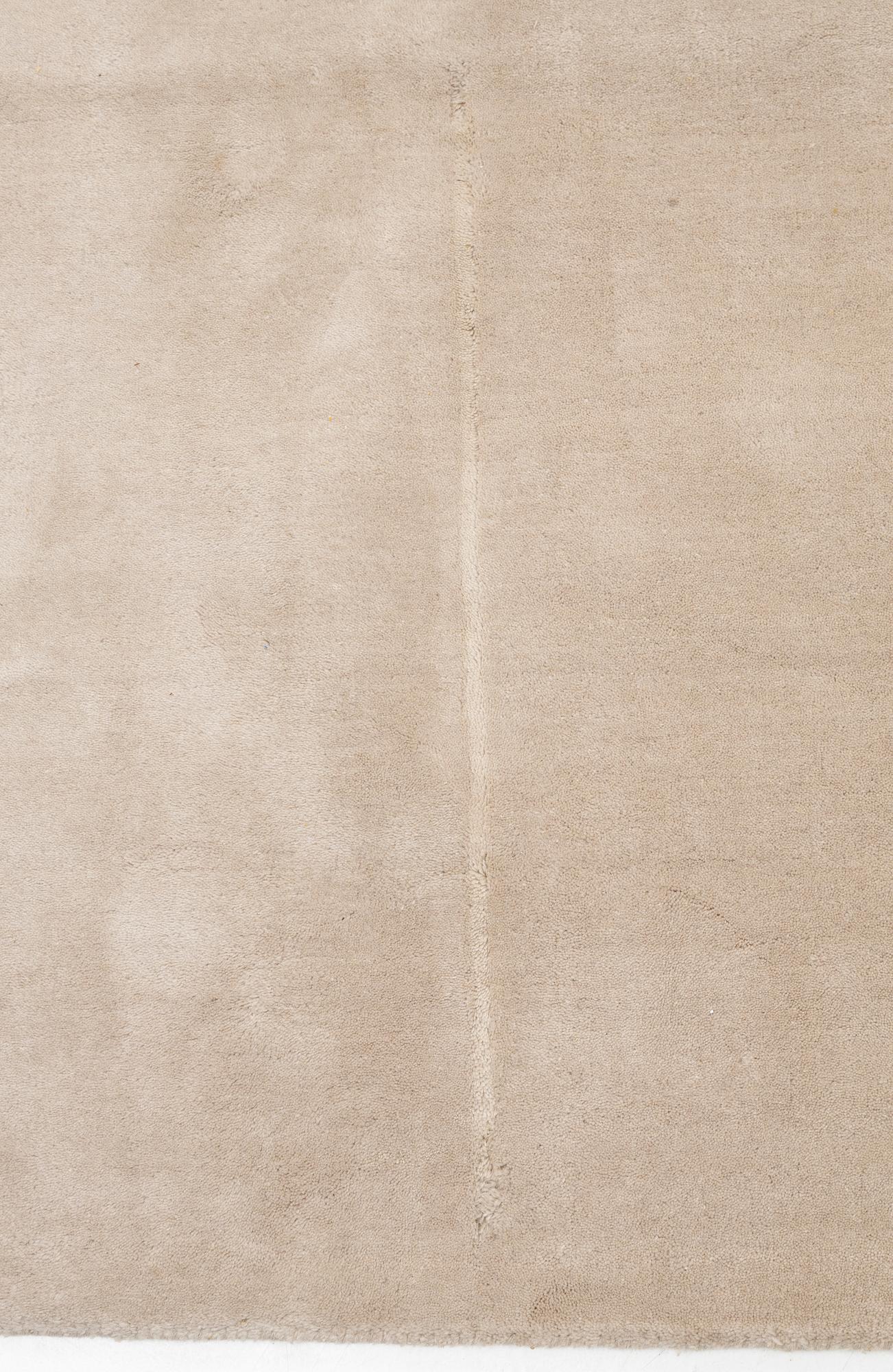 Matta, handtuftad "Structured  Oatmeal", Layered, ca 355 x 255 cm.