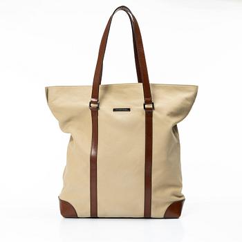 Burberry, A bag and a scarf.