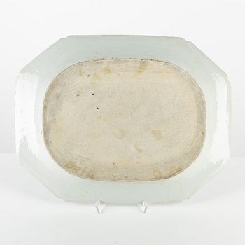 Stekfat, kompaniporslin, Kina, Qingdynastin, Qianlong (1736-95).