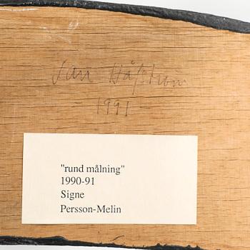 Jan Håfström, mixed media and assemblage signed and dated 1991.