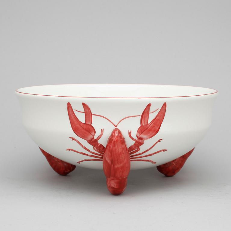 KRÄFTSERVIS, 17 delar, flintgods, design Alf Wallander, Rörstrand, 1900-talets andra hälft.