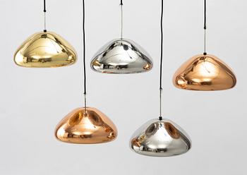Tom Dixon, five 'Void' ceiling lamps, 2000s.