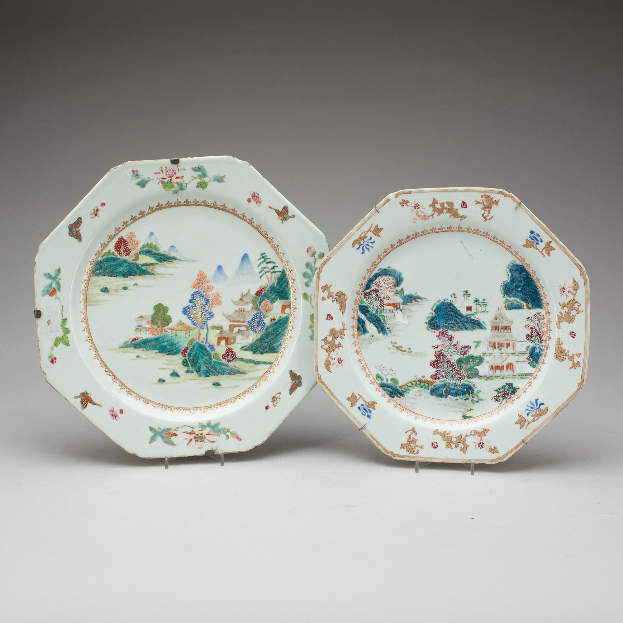 FAT, 2 st olika, Kina, 1700-tal.