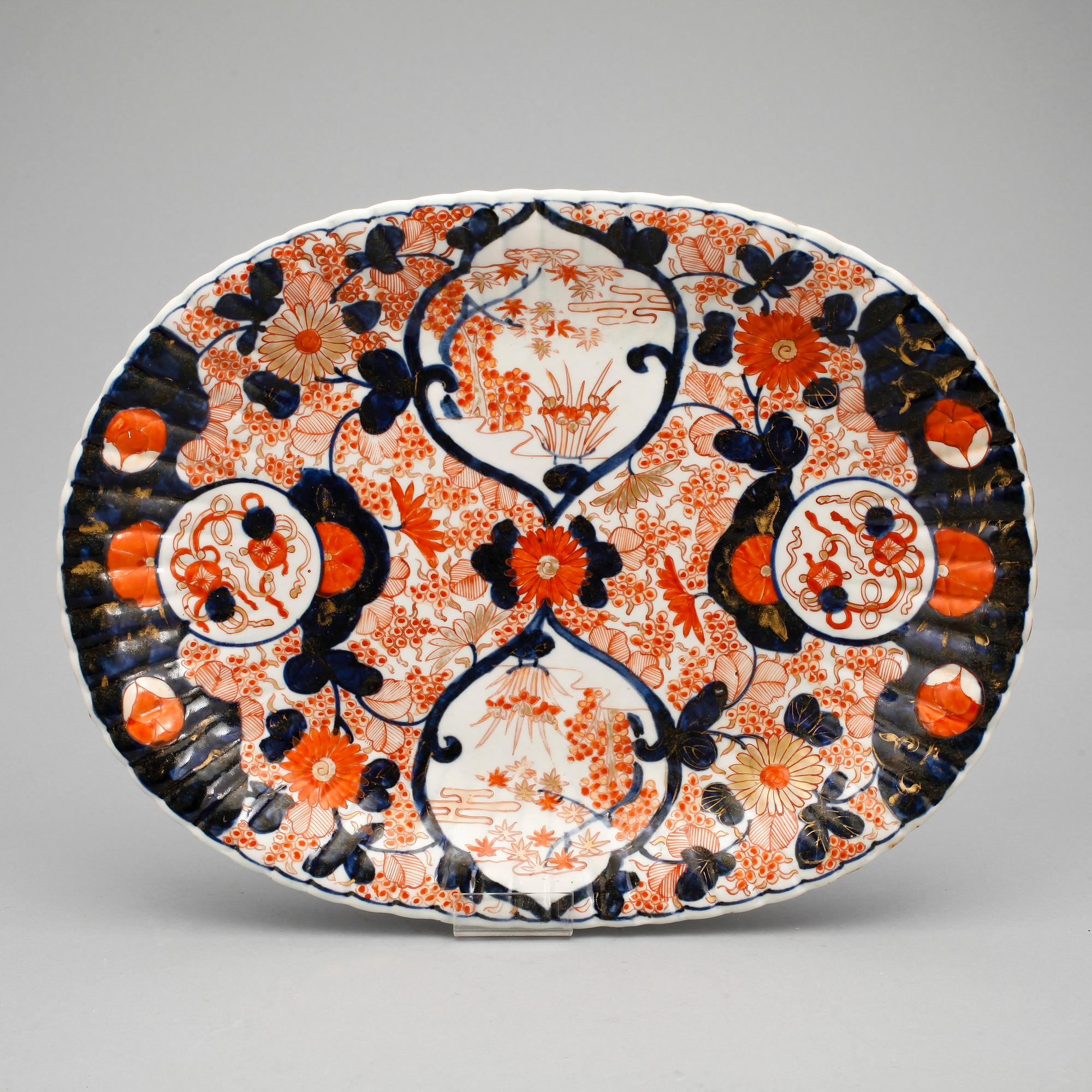 FAT, porslin, Imari, Japan, 1800-tal.