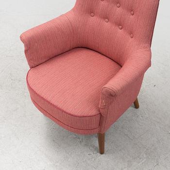 Carl Malmsten, armchair, "Samsas", O.H. Sjögren, second half of the 20th century.