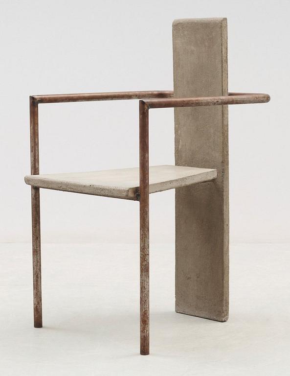 A Jonas Bohlin 'Concrete' by Källemo, Sweden, ca 1982, signed 7/100.