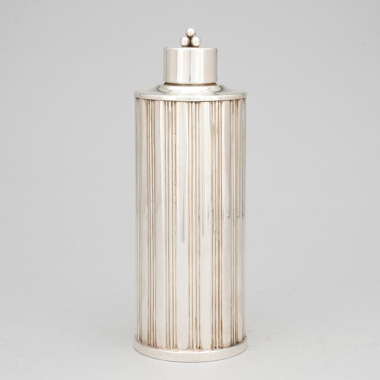 COCKTAIL SHAKER, nysilver, Tesi, 1940/50-tal.