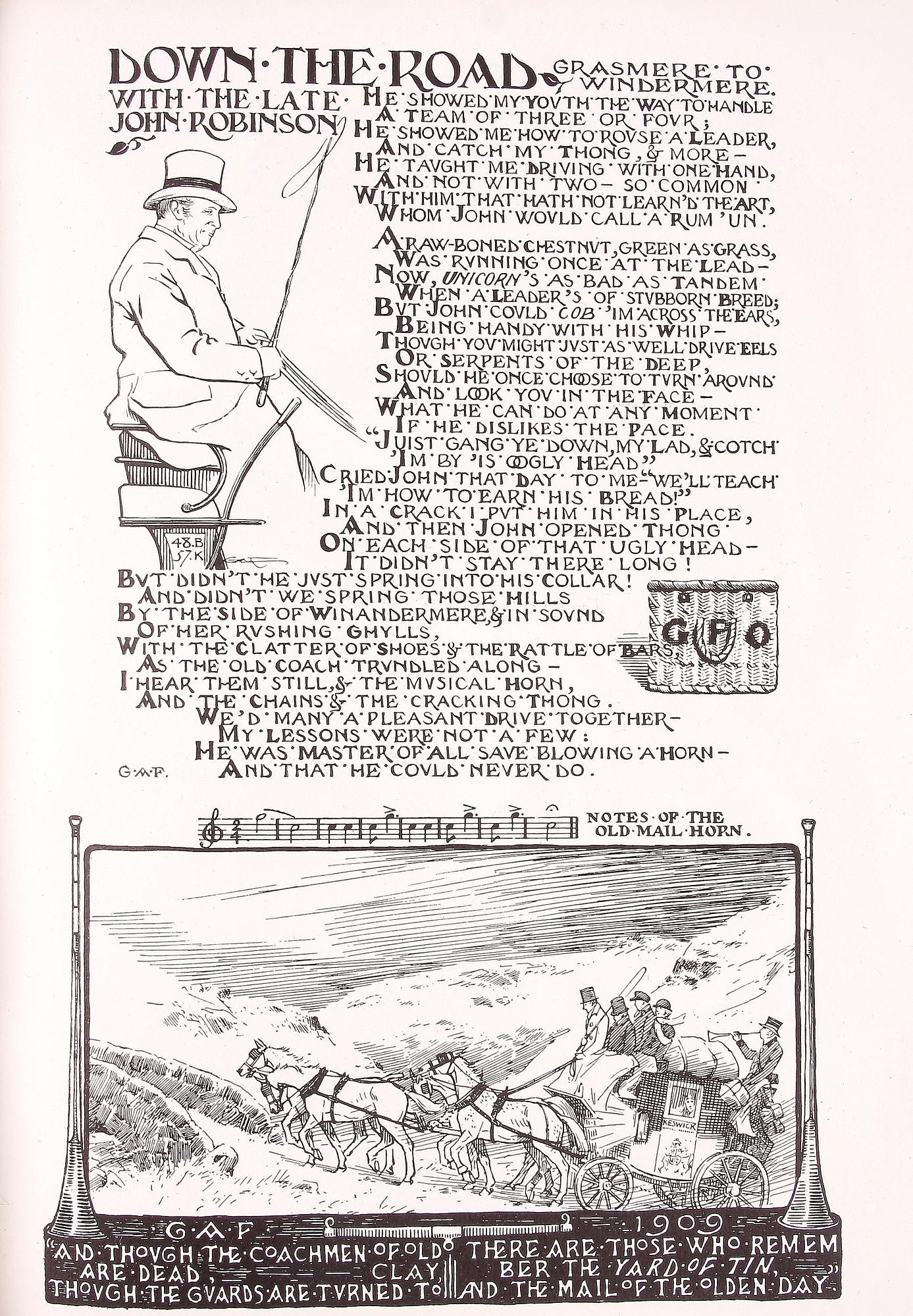 BÖCKER, 2 st, av George Algernon Fothergill 1911 resp 1926.