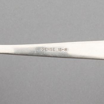 BESTICKSERVIS, 88 delar, rostfritt stål, "Focus steel", Gense, 1900-/2000-tal.