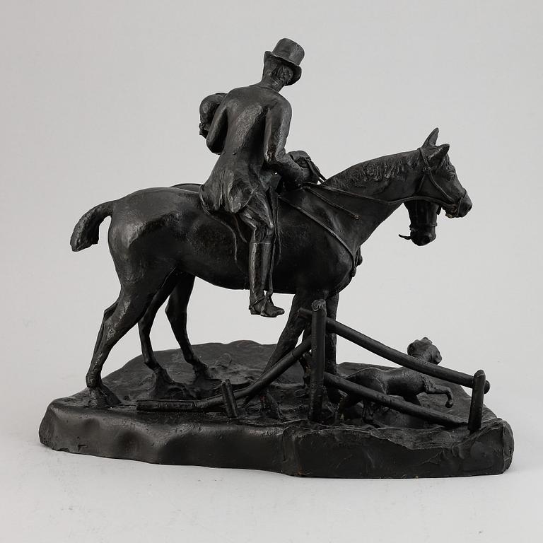 Unknown artist, sculpture, bronze.