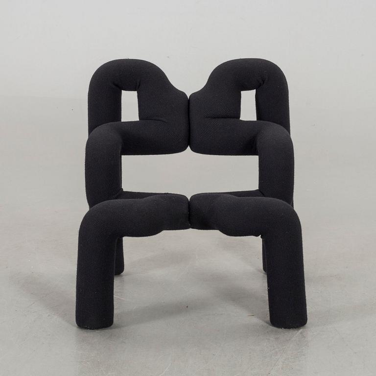 A Terje Ekstrom "Ekstrem" armchair Norway 1980's.