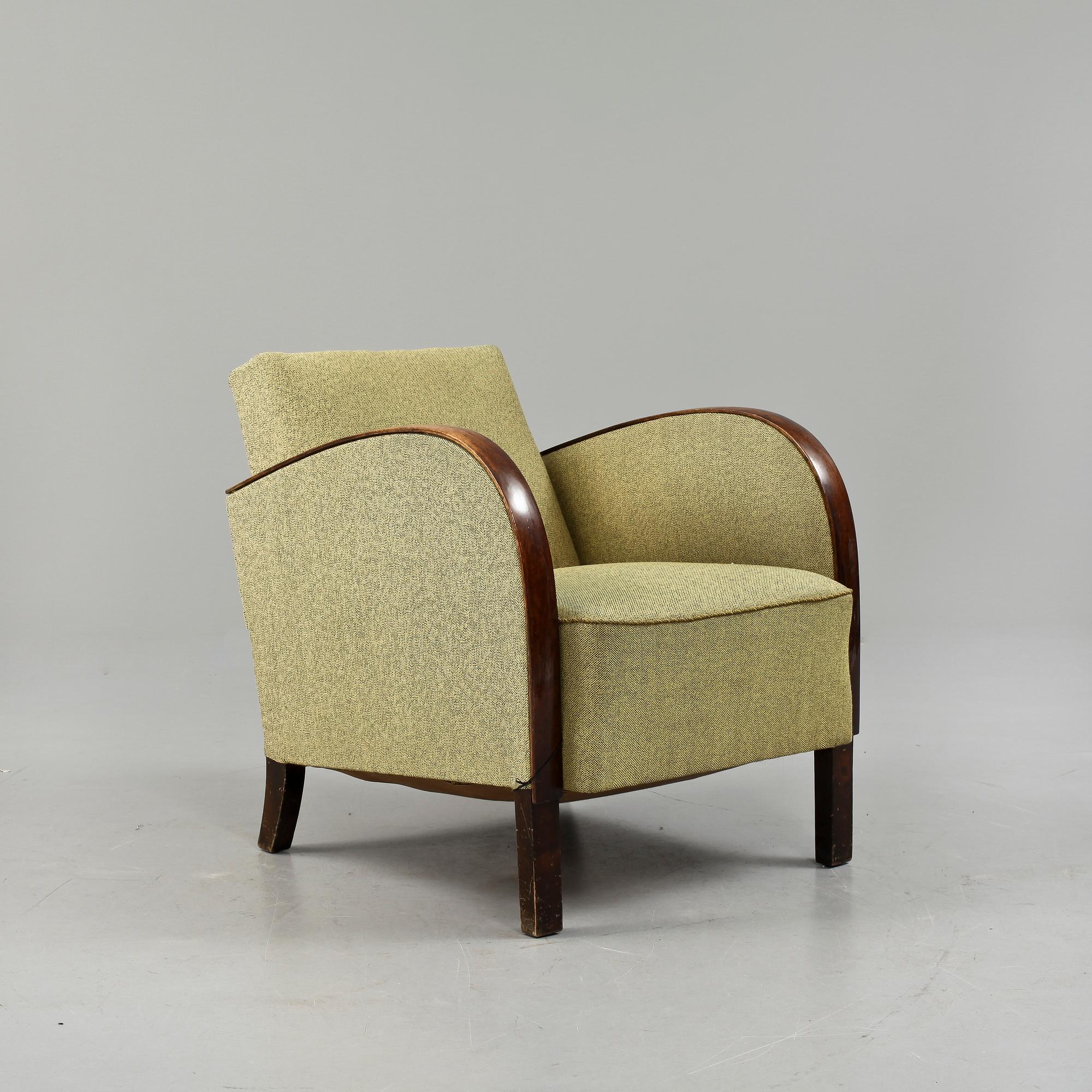 FÅTÖLJ, art déco, 1900-talets första hälft.