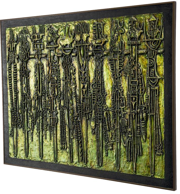 Bruce Onobrakpeya, "Odjevwe ogba erhue".