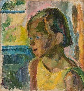 135. Siri Derkert, Portrait of a young girl.