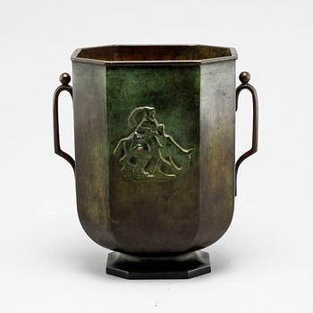 A bronze vase from GAB, first half of the 20th century.