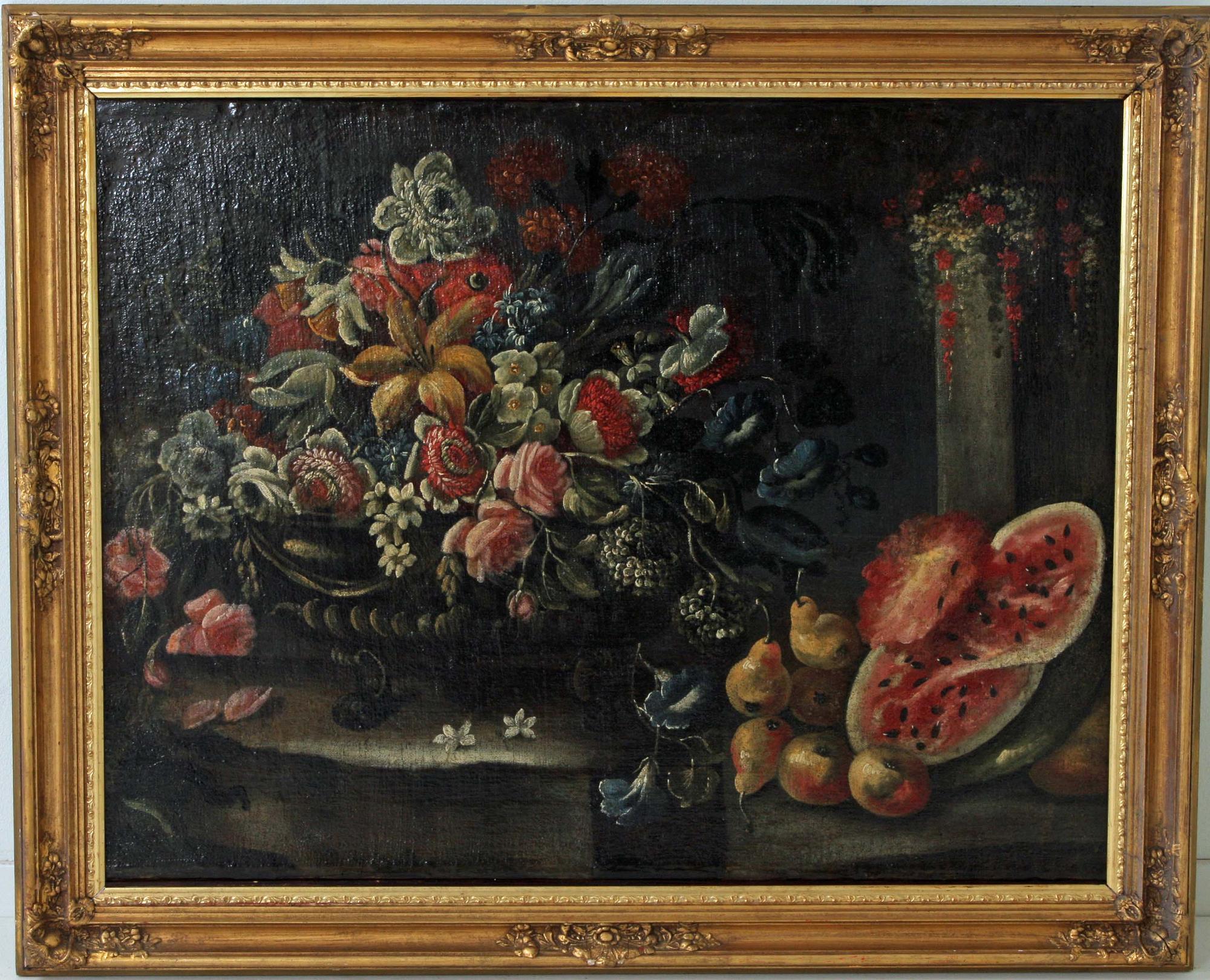 MICHELANGELO PACE DA CAMPIDOGLIO, hans efterföljd, olja på uppfodrad duk.