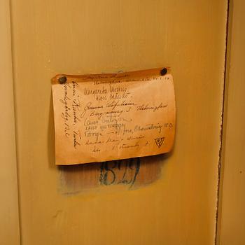 SKRIVSKÅP, daterat 1829.