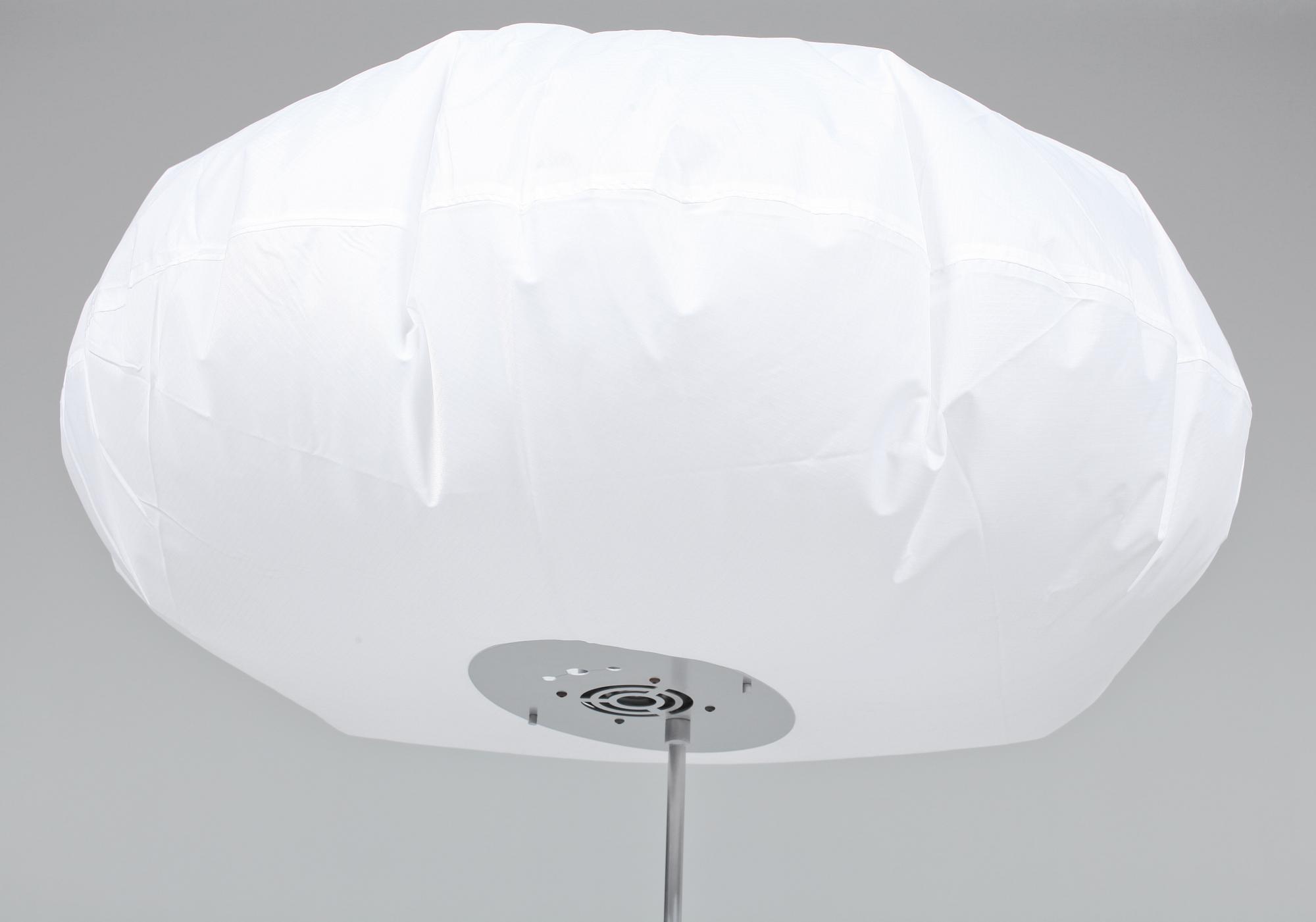 GOLVLAMPA, "Globlow", Snowcrash, Design Vesa Hinkola, Markus Nevalainen, Rane Vaskivuori, 1900-talets andra hälft.