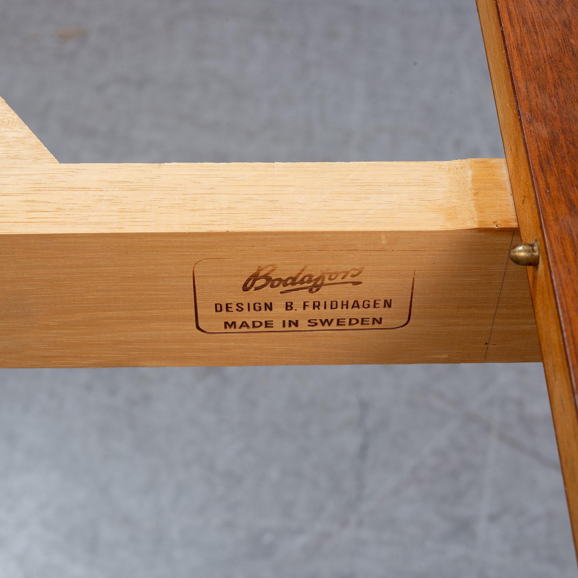 BERTIL FRIDHAGEN, a teak 'Diamant' dining table form Bodafors.