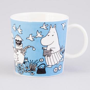 MOOMIN-MUG, porcelain, 'Peace', Moomin Characters, Arabia 1996-2002.