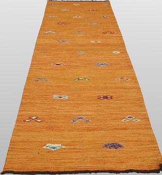Gallerimatta, Kelim, 291 x 81 cm.
