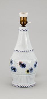 LAMPFOT, flintgods, Louise Adelborg Rörstrand.