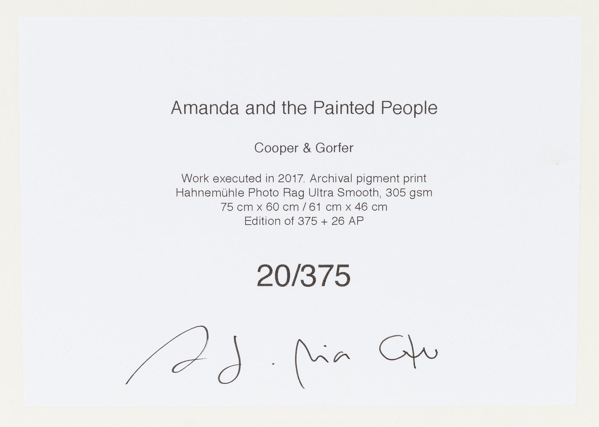 Cooper & Gorfer, "Amanda and the Painted People".