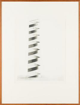 Pentti Lumikangas, torrnål, akvatint, signerad, numrerad 14/30 tpl'a.