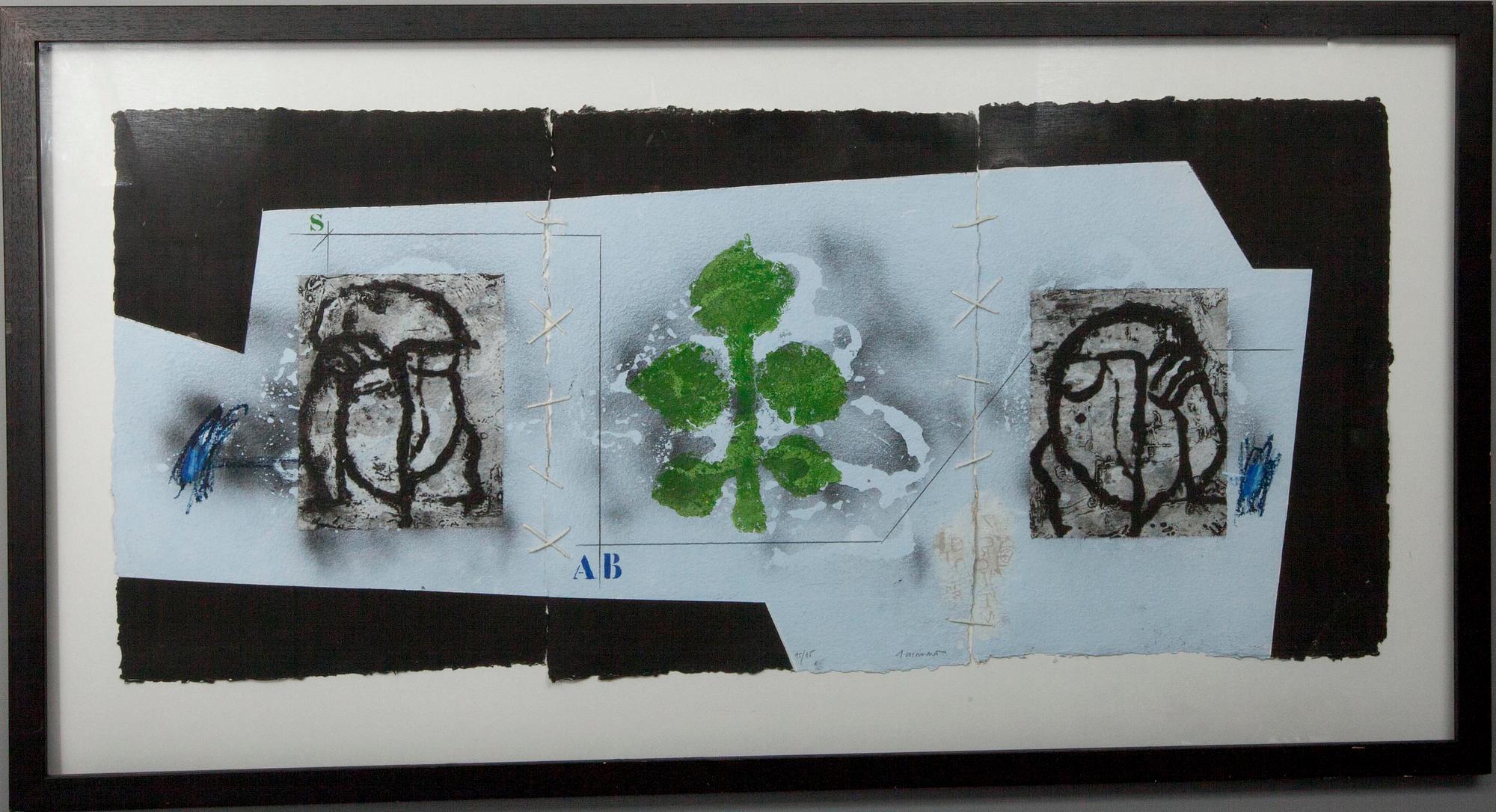JAMES COIGNARD (FRANKRIKE), carborundum, etsning, blandteknik, numr. 15/15, sign.