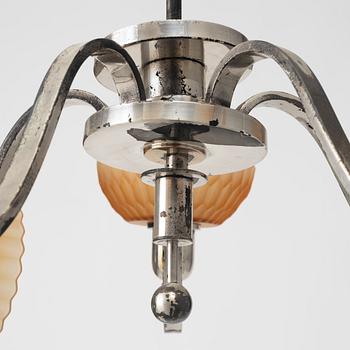 A Swedish ceiling lamp, 1930's.