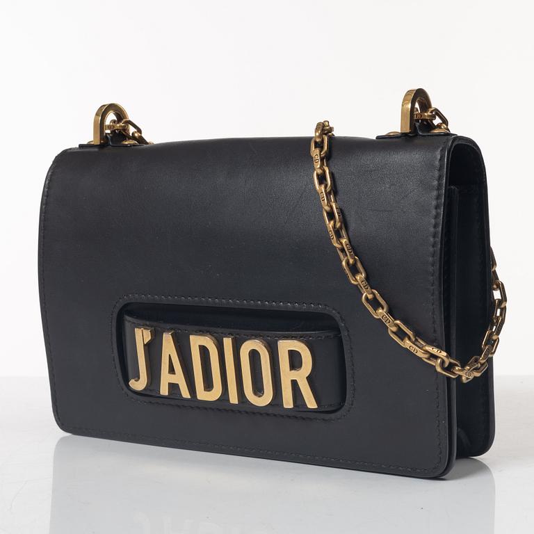 Christian Dior, A black leather "Dio(r)evolution" bag.