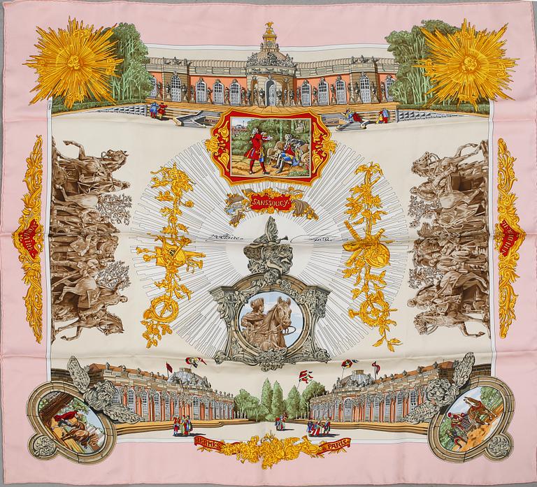 SCARF, "Sanssoucy", Hermès.