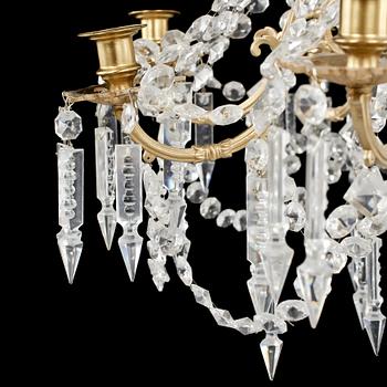 LJUSKRONA, eklektisk stil, 1900-talets andra hälft. Höjd ca 70 cm.