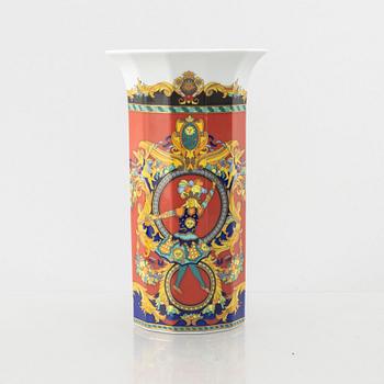 Versace, vas, assiett samt 6 dricksglas, Rosenthal.