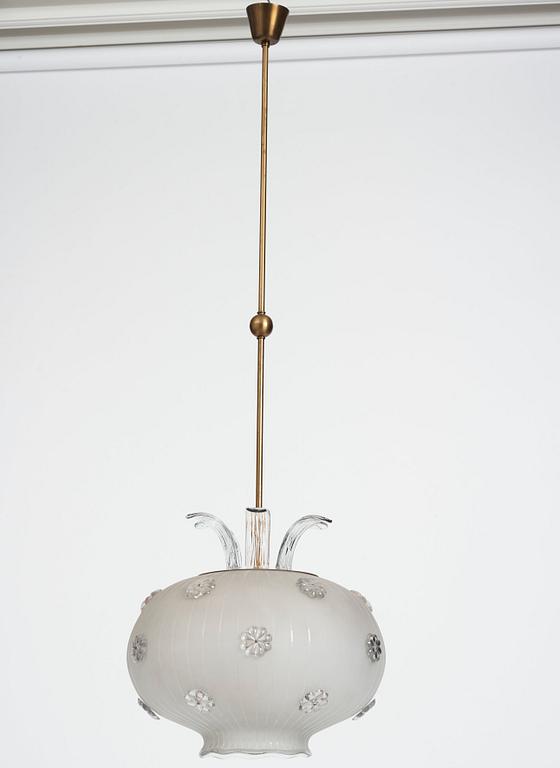 Harald Notini, a ceiling lamp, model "11556", Arvid Böhlmarks Lampfabrik, 1940s.