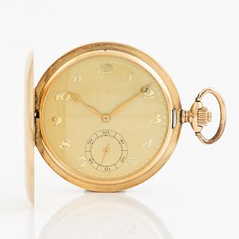 Pocket watch, Levrette, hunter, 50,5 mm.