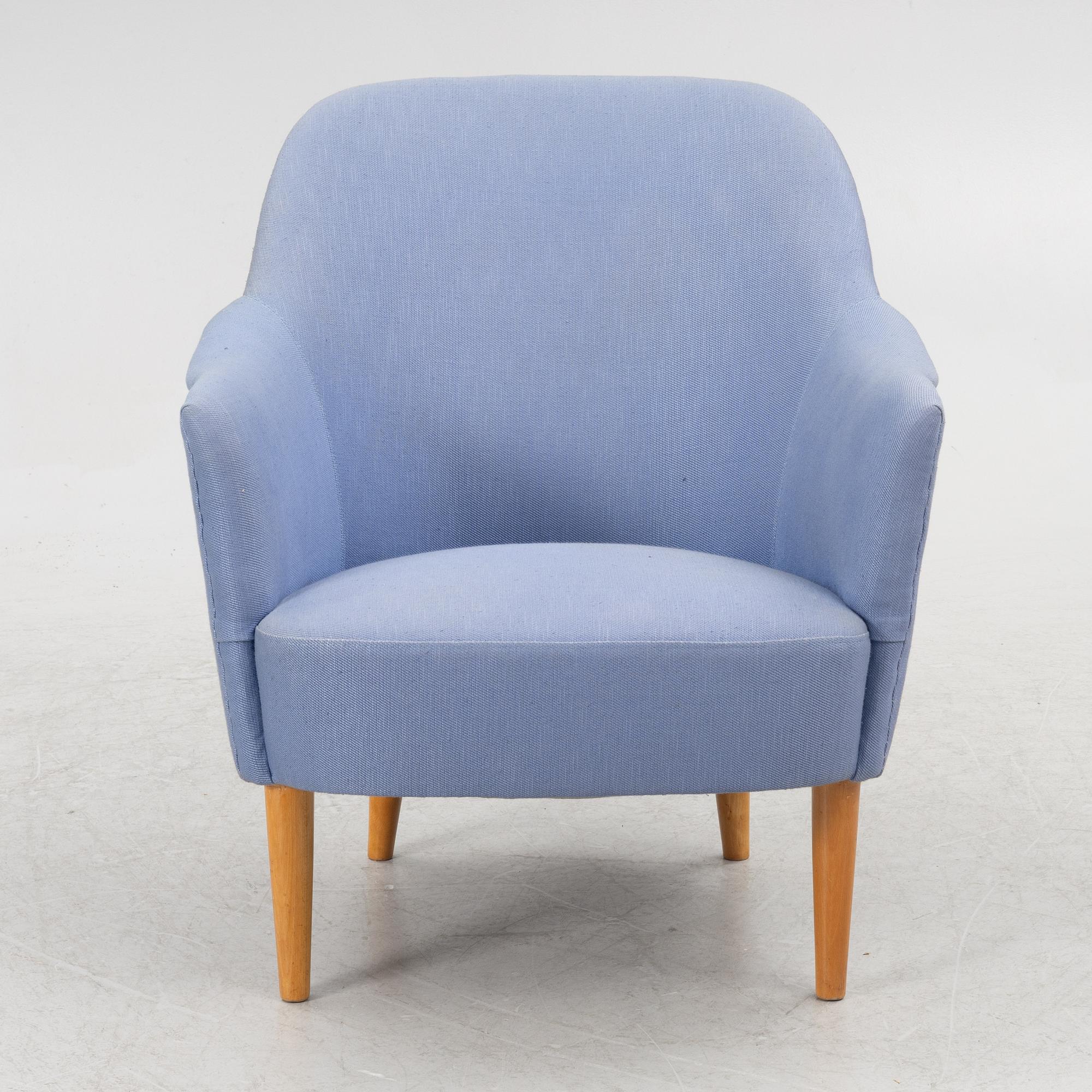 Carl Malmsten, fåtölj, "Samsas", 1900-talets andra hälft.