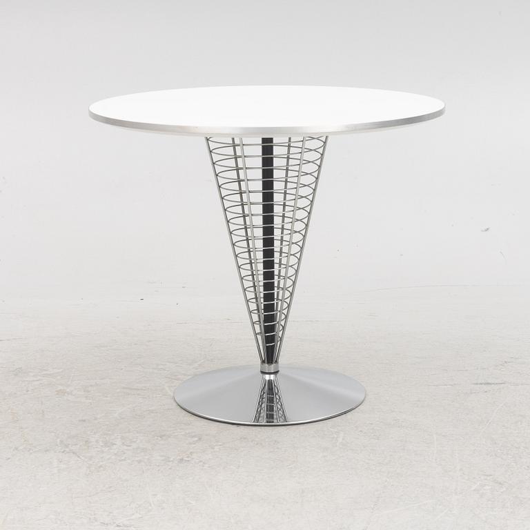 Verner Panton, a "Vire Cone" table, Fritz Hansen, Denmark, 1989.