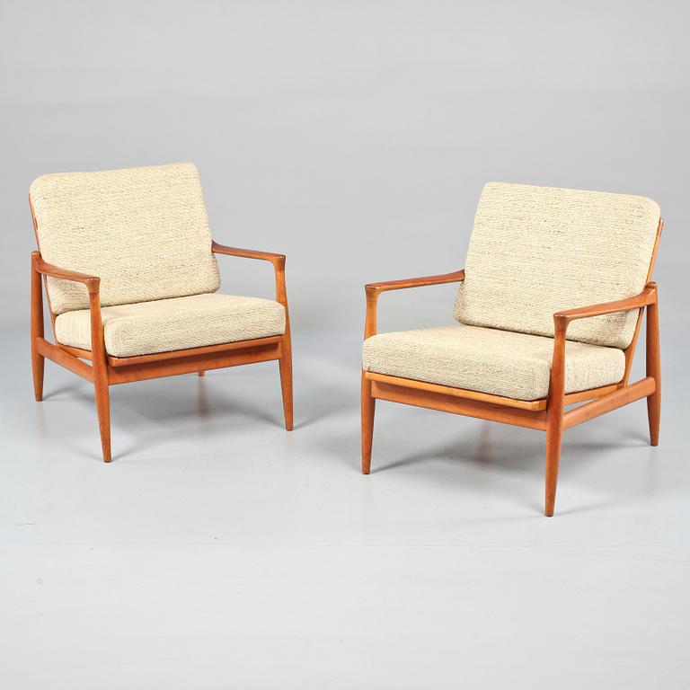 FÅTÖLJER, ett par, Danmark, 1960-talets.