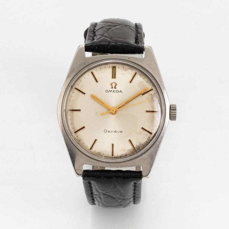 Omega, Genève, wristwatch, 34 mm.
