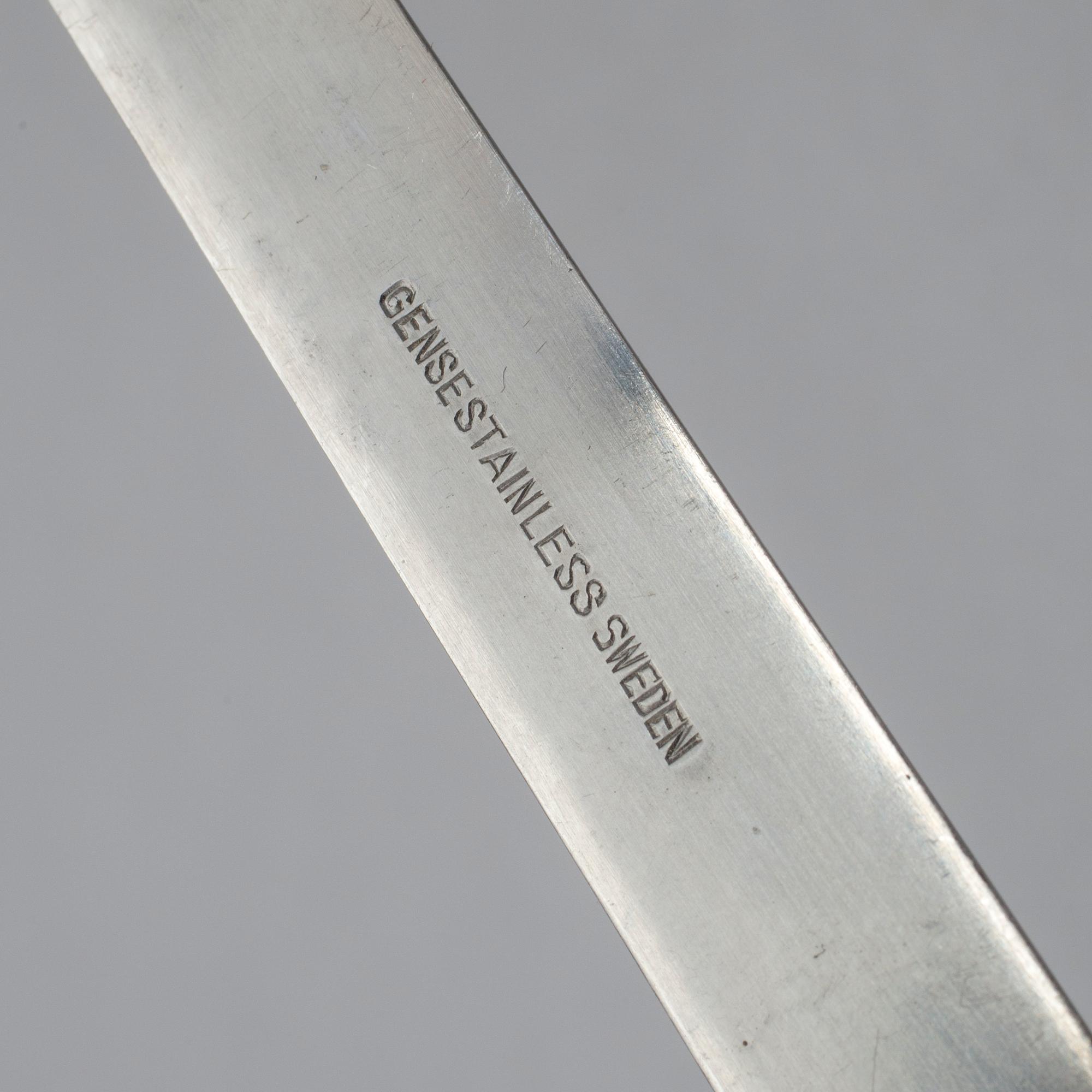 FOLKE AHRSTRÖM, bestick 97 delar, "Thebe", Gense. Formgivna 1944.